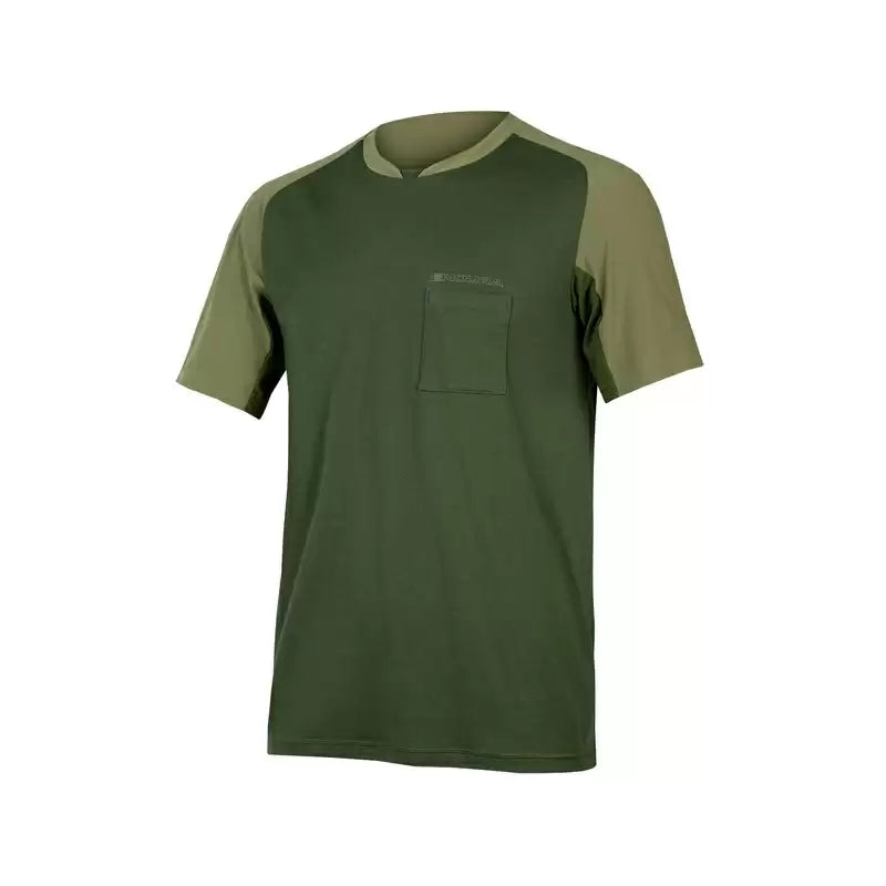 MAGLIA Endura Maniche Corte GV500 Foyle T Verde