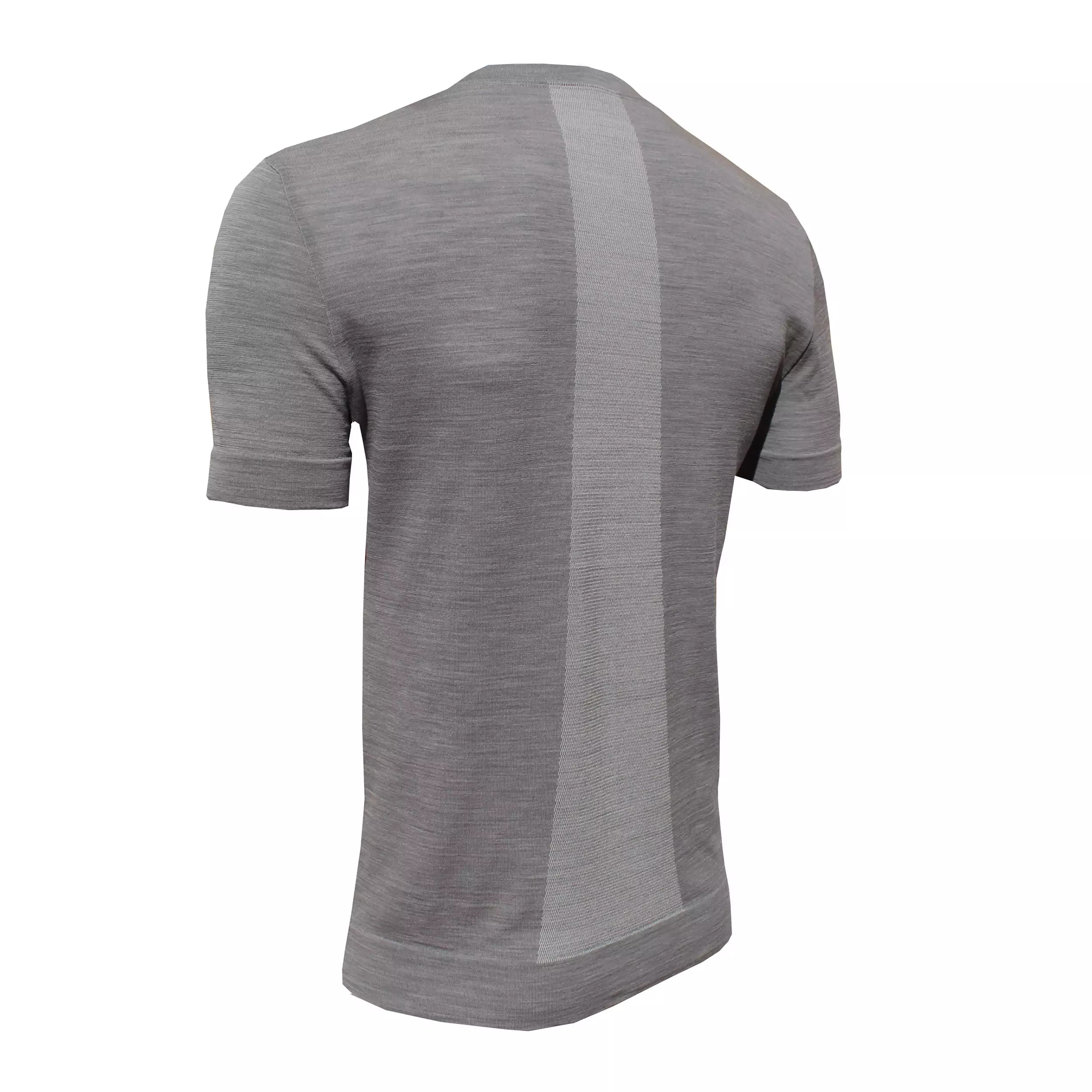 T-SHIRT RIDAY UOMO LANA MANICA CORTA WOOLTECH GRIGIO