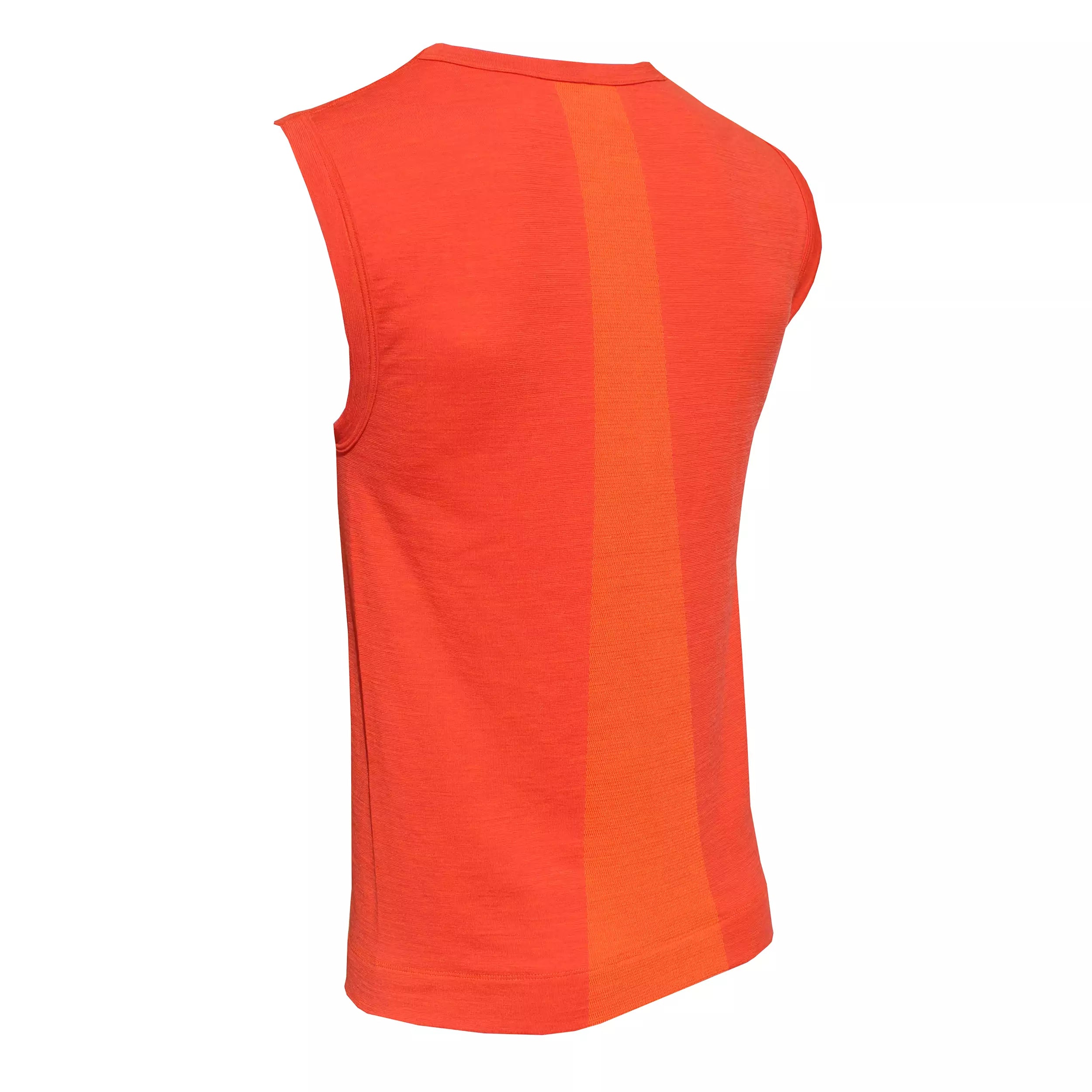 T-SHIRT RIDAY SMANICATA UOMO LANA LEGGERA WOOLTECH ARANCIO