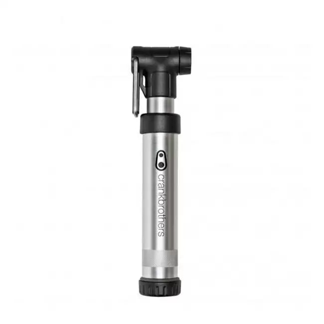 POMPA UNIVERSALE PORTATILE CRANKBROTHERS GEM MISURA S SILVER