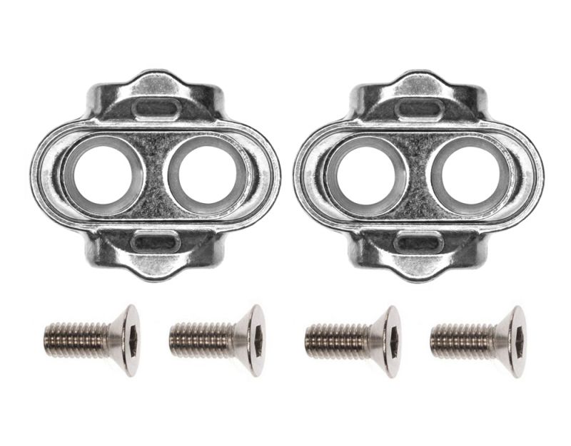 Crank Brothers Coppia tacchette premium regolabili SILVER