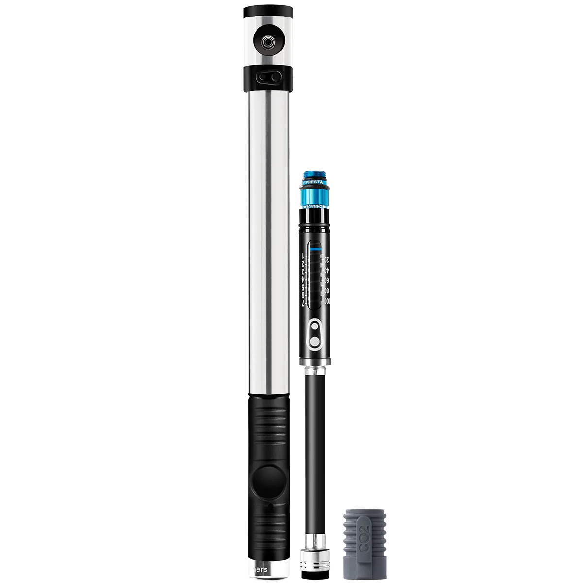 POMPA UNIVERSALE PORTATILE CRANKBROTHERS KLIC PUMP HV GAUGE CO2