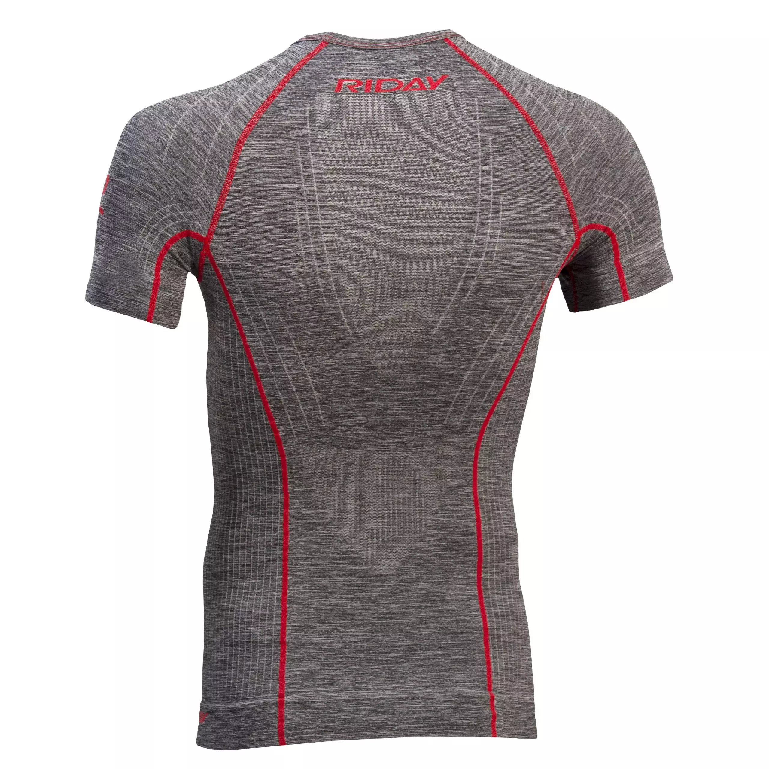 MAGLIA INTIMA MEZZA MANICA UOMO LIGHT GRIGIA/ROSSA