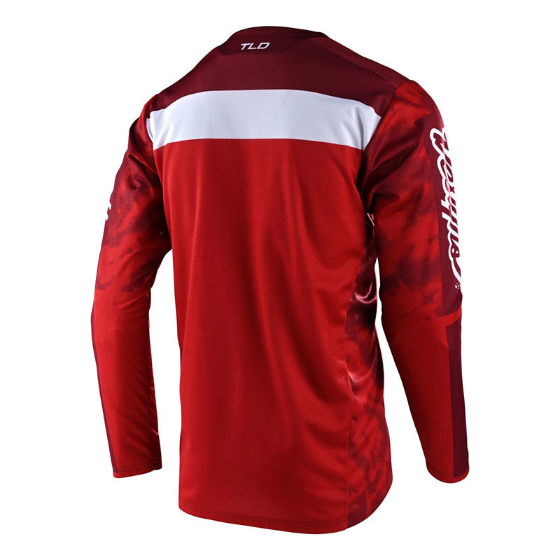 MAGLIA TROY LEE DESIGNS SPRINT JERSEY DYENO BURGUNDY
