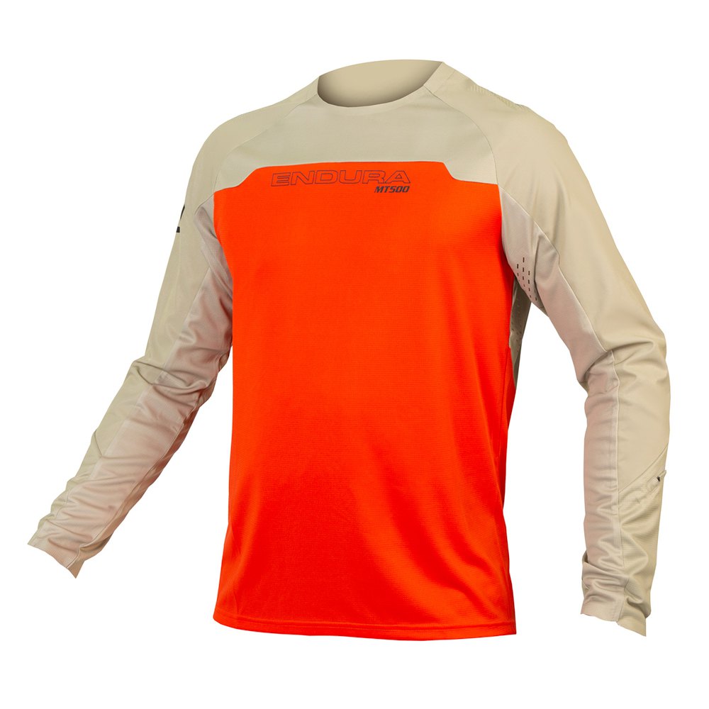 MAGLIA ENDURA BURNER L/S JERSEY ARANCIONE