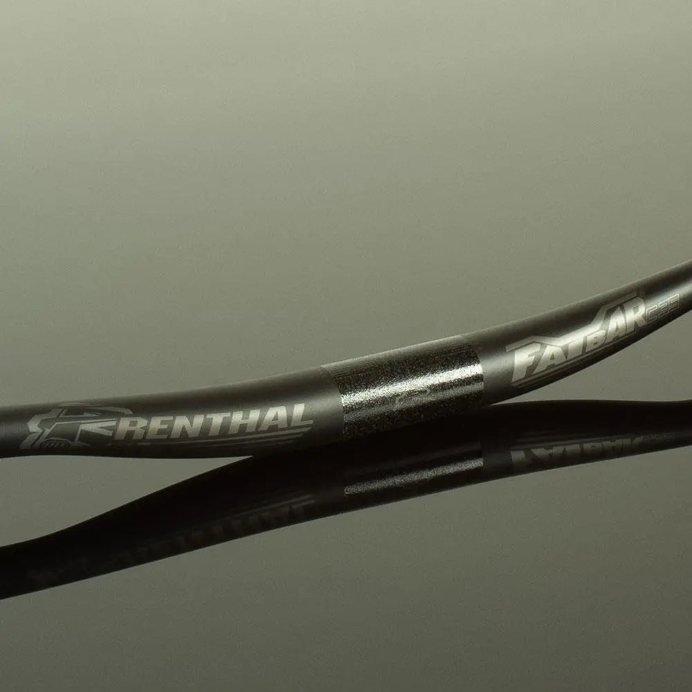 Renthal Manubrio Fatbar V3 Carbon 35 x 800mm Rise20-30- 40mm Nero