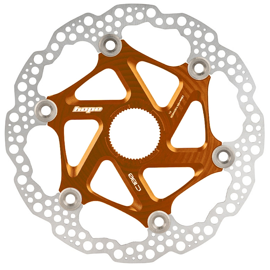 Hope Disco Freno MTB Flottante - Centerlock - arancione