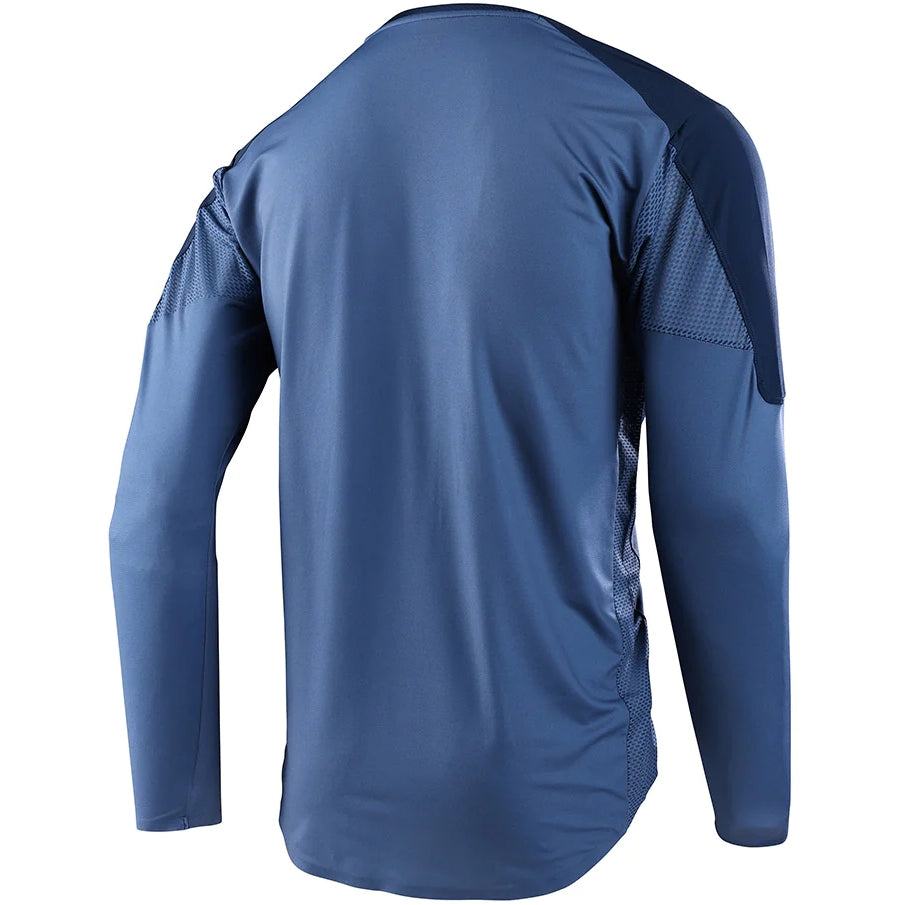 MAGLIA Troy Lee Designs Maniche Lunghe - Drift - Blue Mirage taglia M