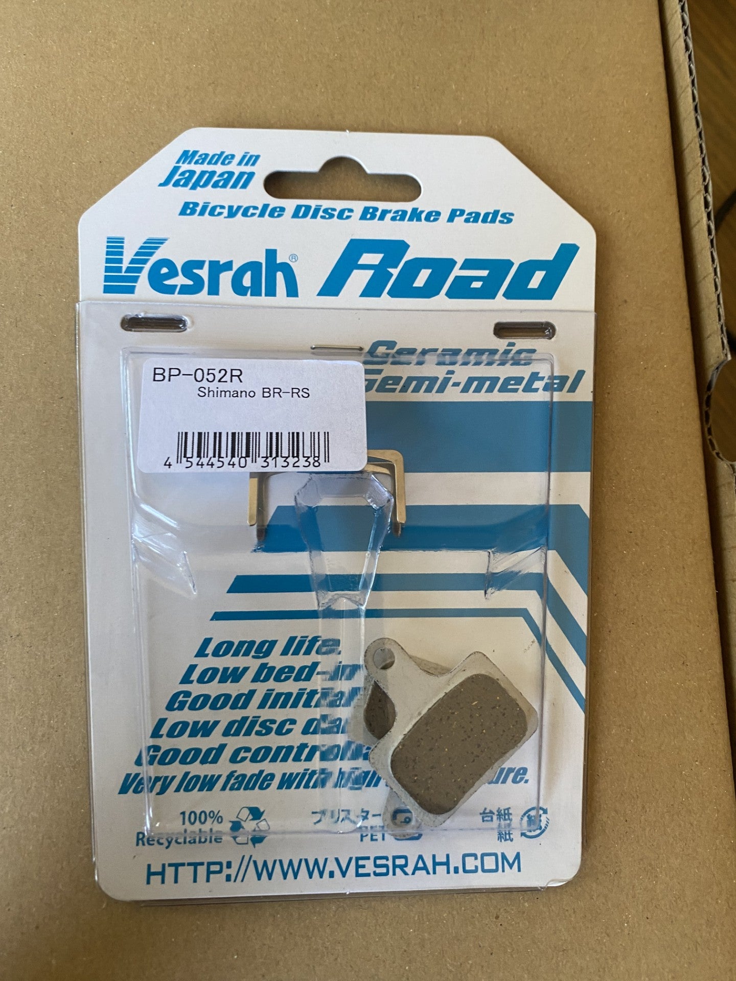 Pastiglie freno bici: Vesrah BP052R