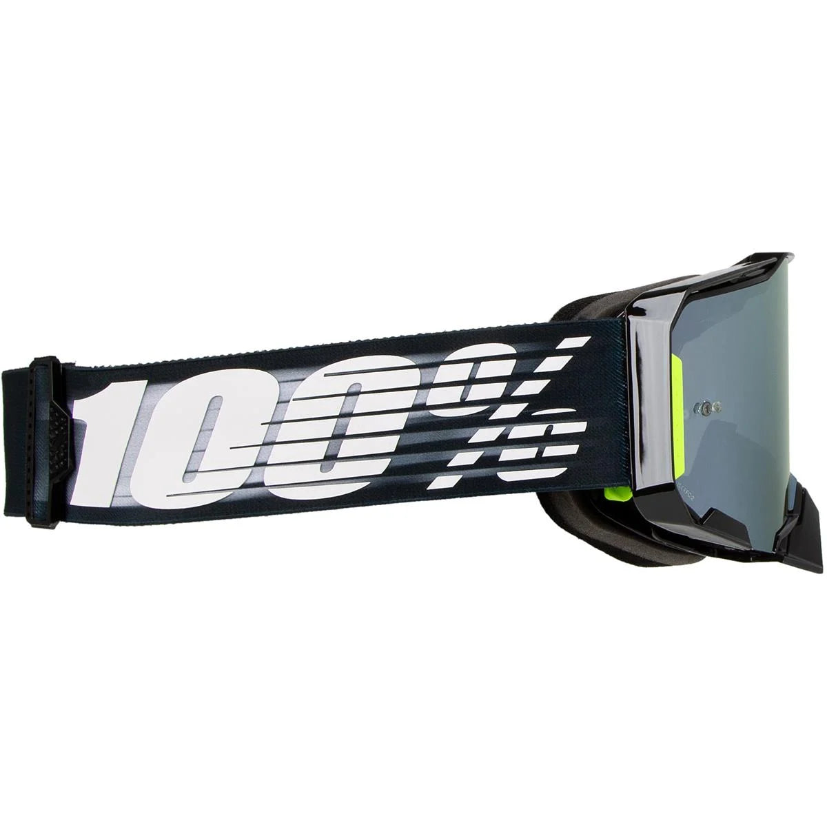 Maschera 100% Armega Lightspeed - Mirror Silver, FLASH LENS