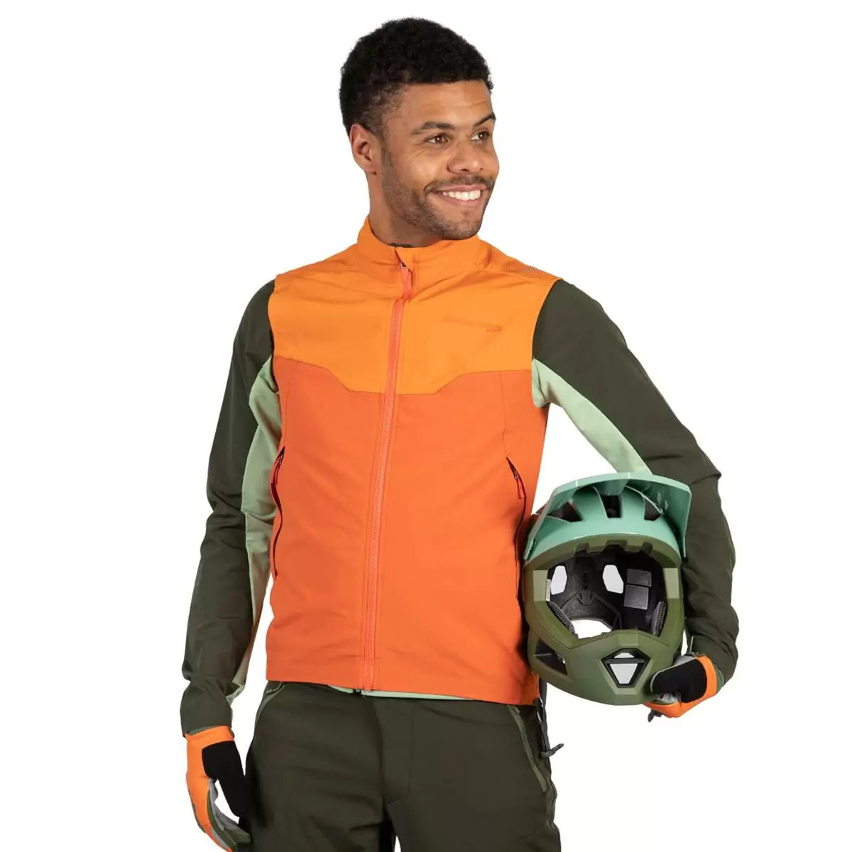 GILET ENDURA  Antivento MT500 Spray ARANCIO
