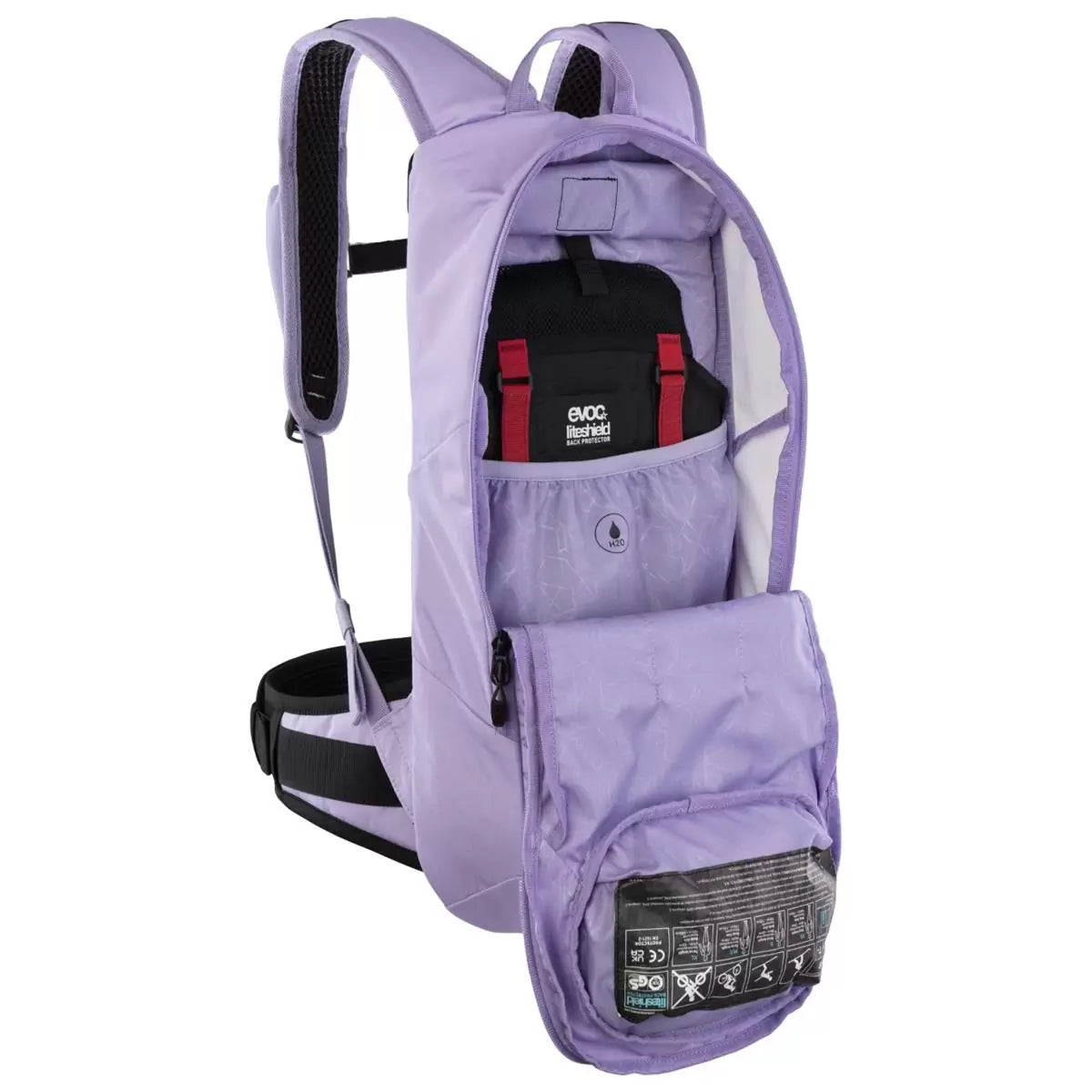 ZAINO EVOC   FR LITE RACE 10 Con Paraschiena 10L Viola Taglia M/L