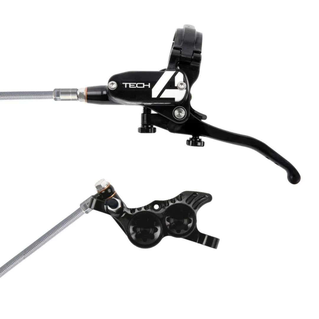 HOPE COPPIA FRENI TECH4 V4 BLACK/BLACK BRAIDED