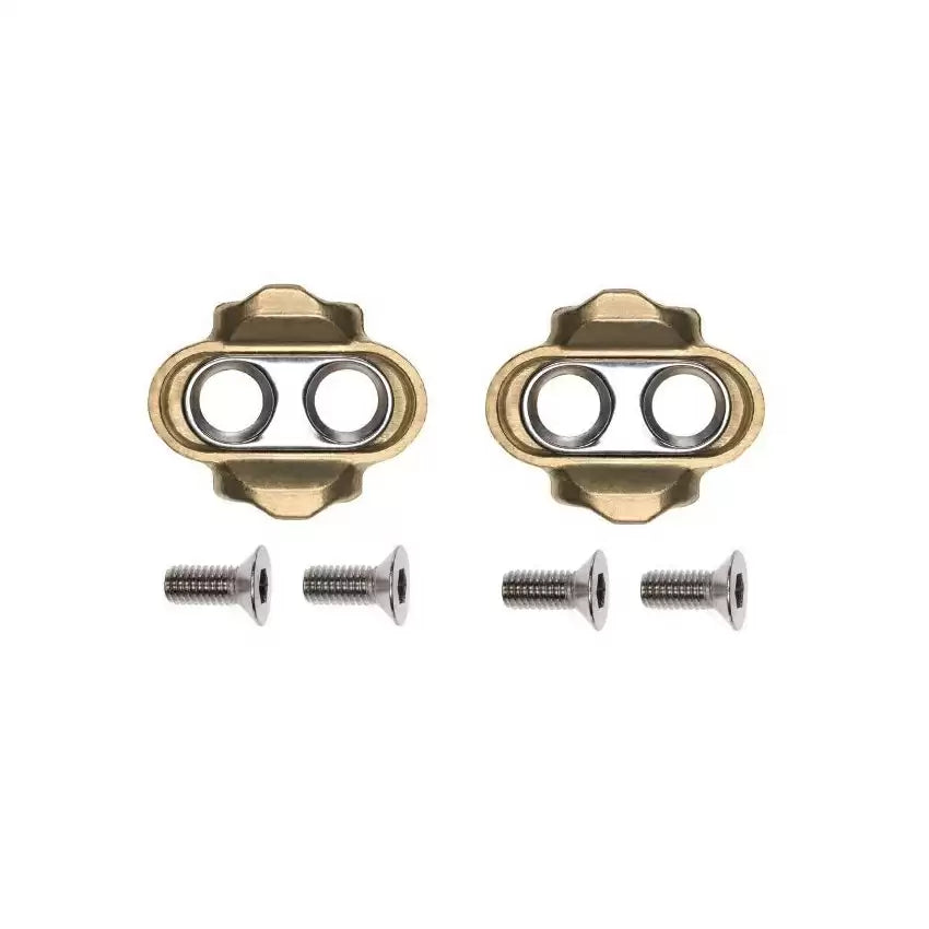 CRANKBROTHERS COPPIA TACCHETTE REGOLABILI STANDARD RELEASE GOLD