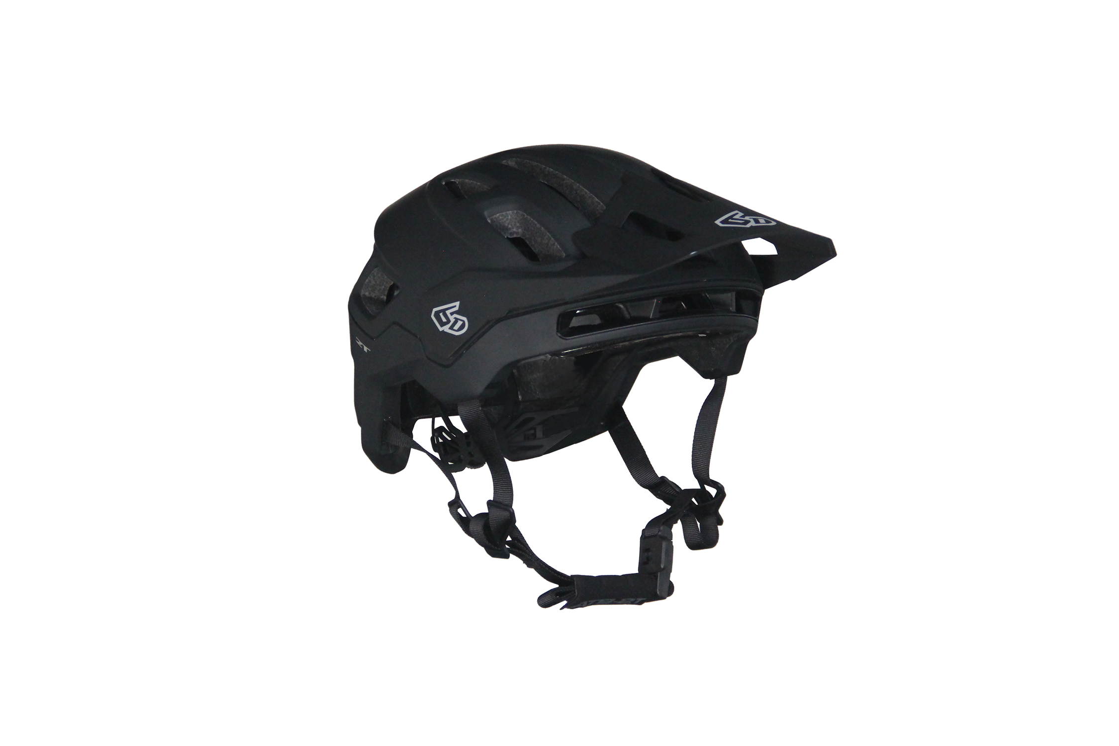 casco 6D ATB-2T BLACK MATTE TG M/L