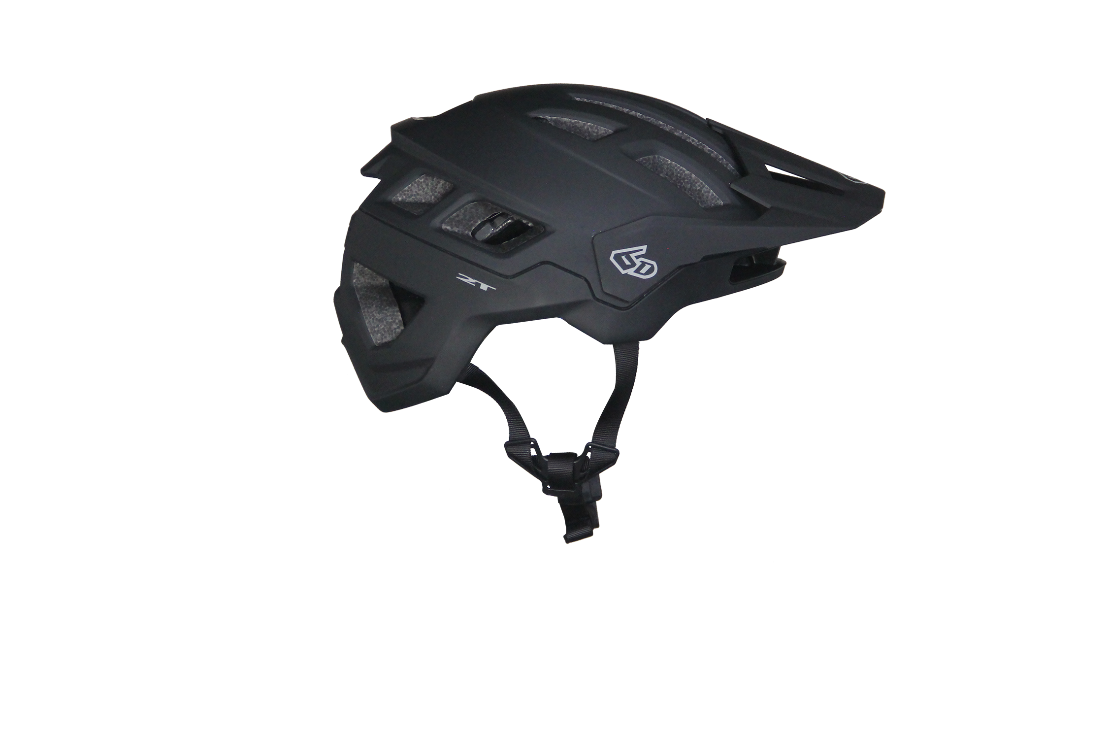 casco 6D ATB-2T BLACK MATTE TG M/L