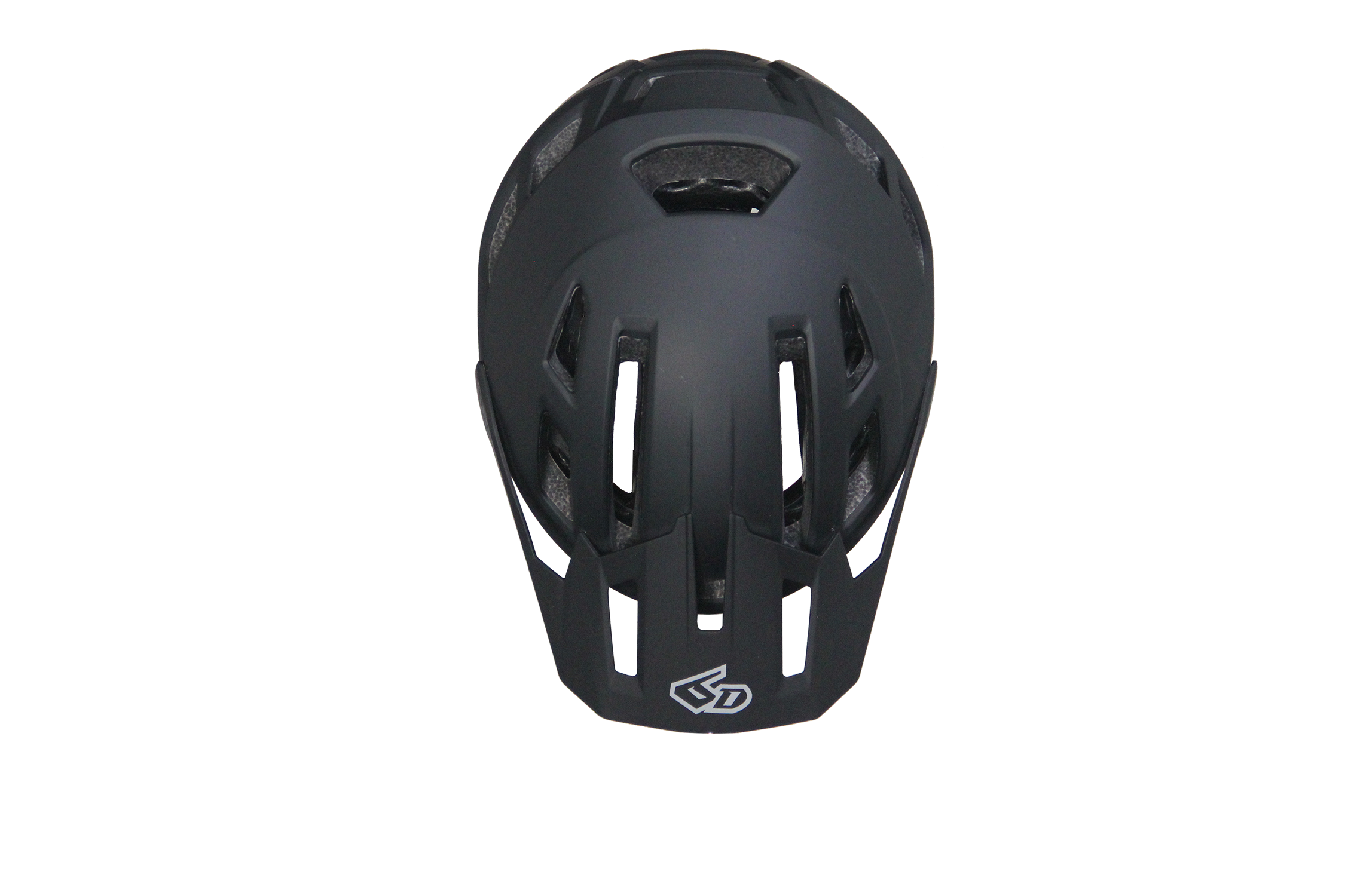 casco 6D ATB-2T BLACK MATTE TG M/L
