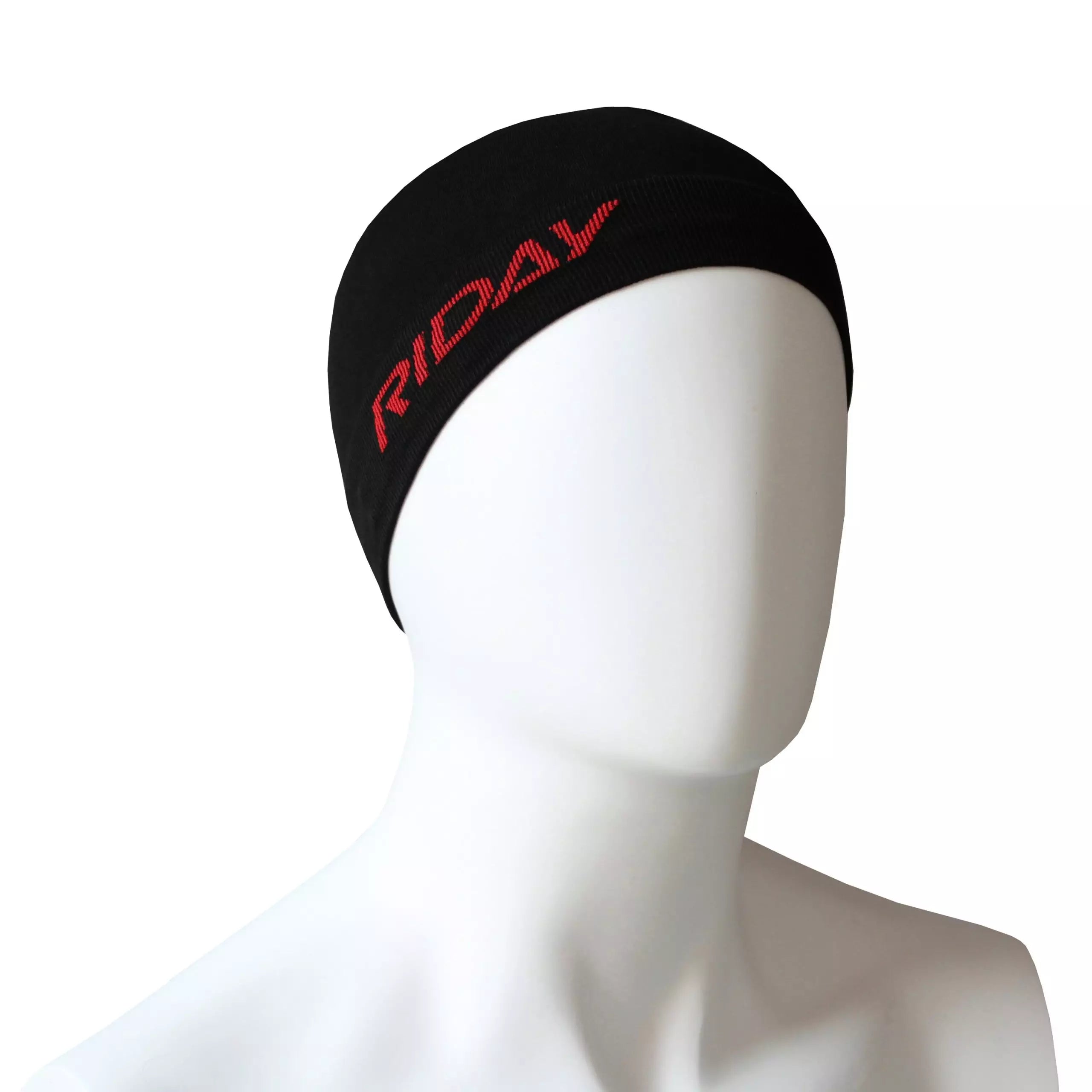 CUFFIA RIDAY BLACK/RED