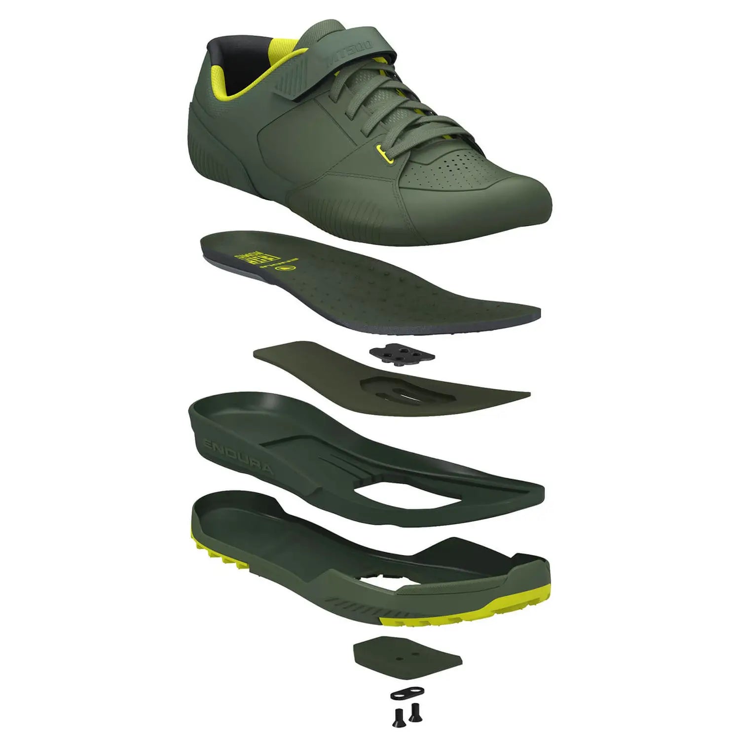 SCARPE ENDURA MT500 BURNER CLIPLESS VERDE FOREST