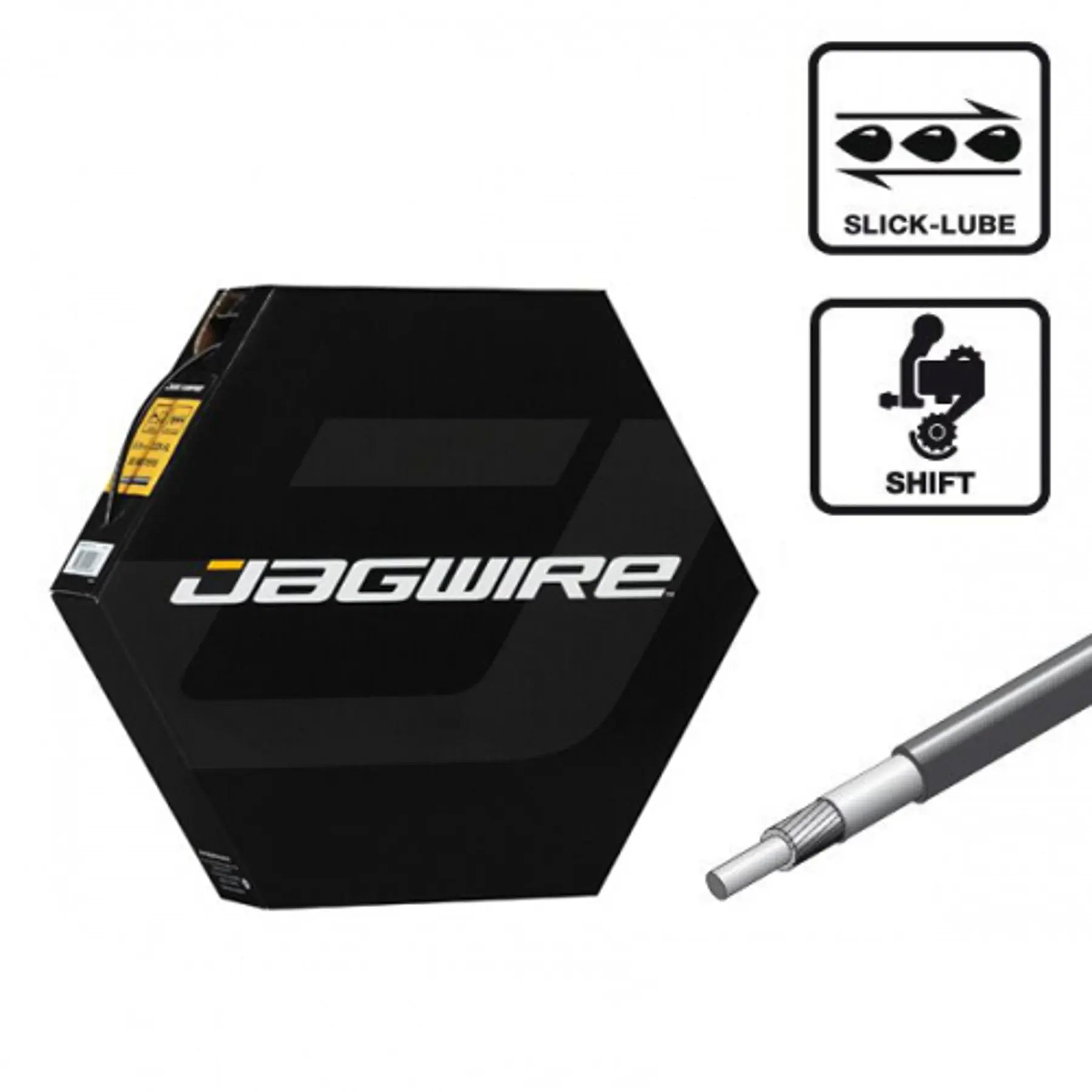 Guaina per cambio Jagwire Sport 4 mm LEX-SL Slick-Lube 50 m nero