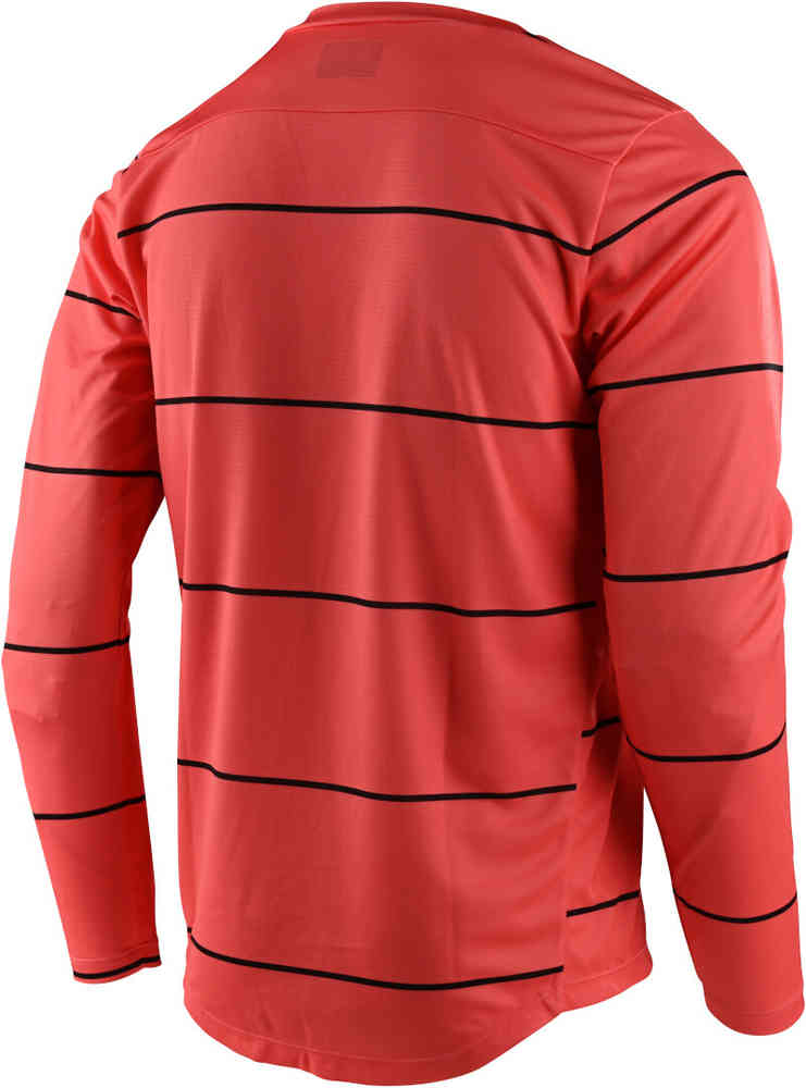 MAGLIA TROY LEE FLOWLINE LS JERSEY STACKED CORAL