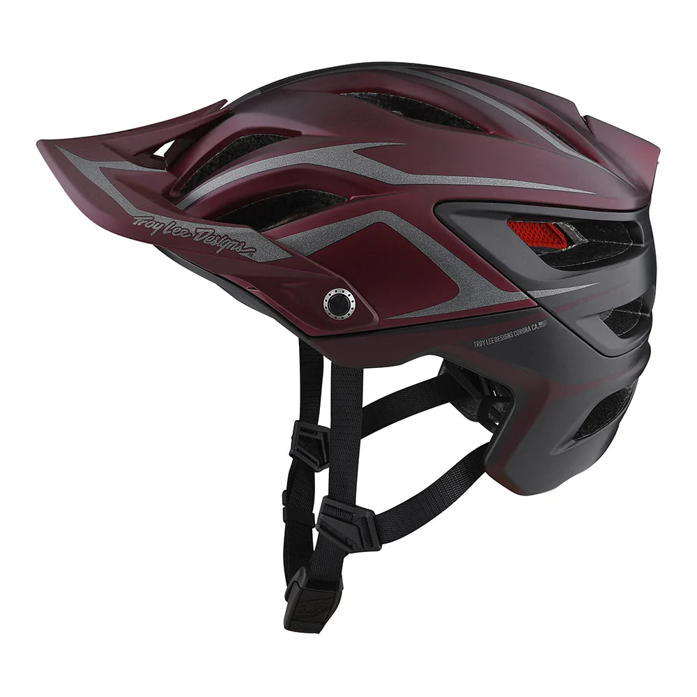 CASCO TROY LEE DESIGN A3 MIPS JADE BURGUNDY
