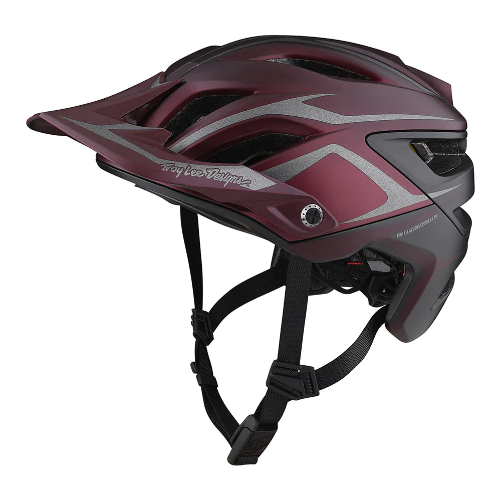 CASCO TROY LEE DESIGN A3 MIPS JADE BURGUNDY