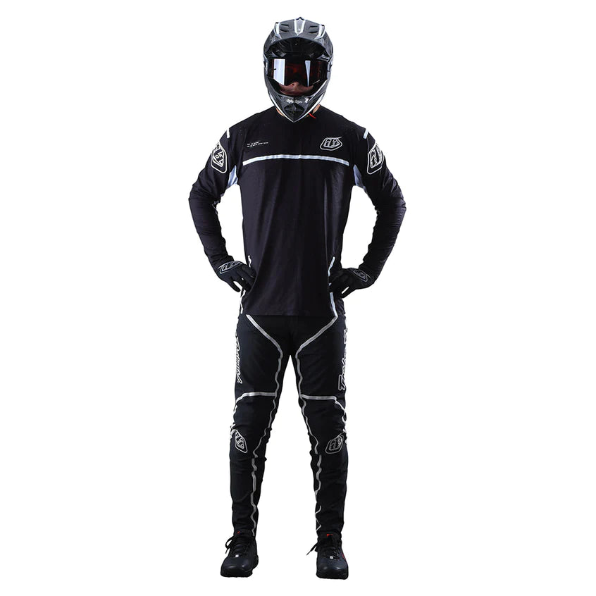 MAGLIA TROY LEE SPRINT ULTRA JERSEY LINES BLACK/WHITE