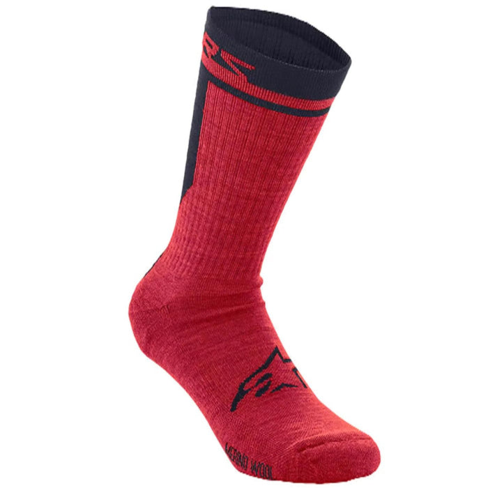 Alpinestars Merino 24 Calze MTB Invernali rosse