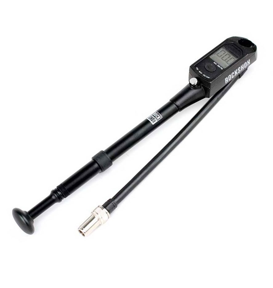 Pompa digitale per forcella/ammortizzatore attacco schrader 300psi