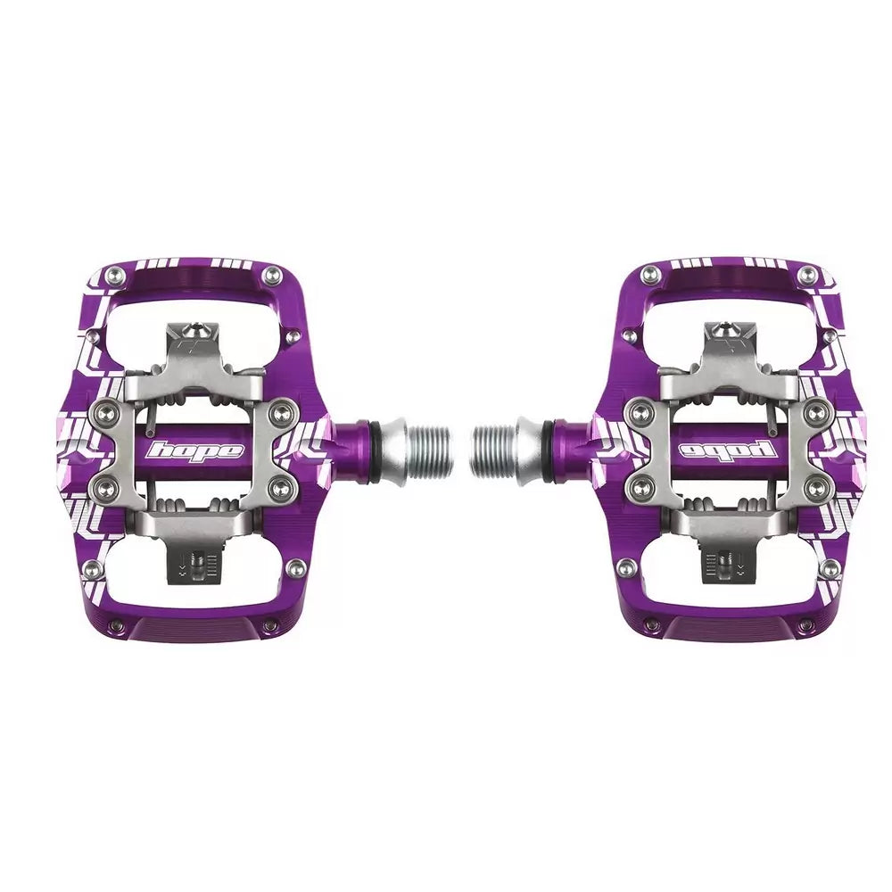 Pedali HOPE  Coppia  Clip Union TC Trail Argento