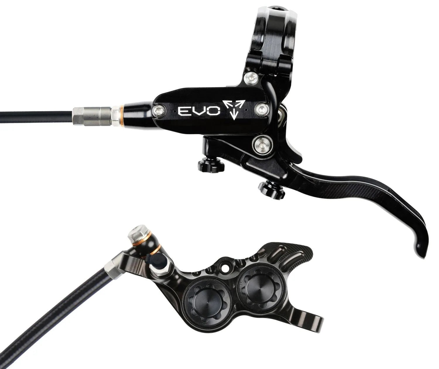 HOPE EVO GR4 Black/Black Braided R/H