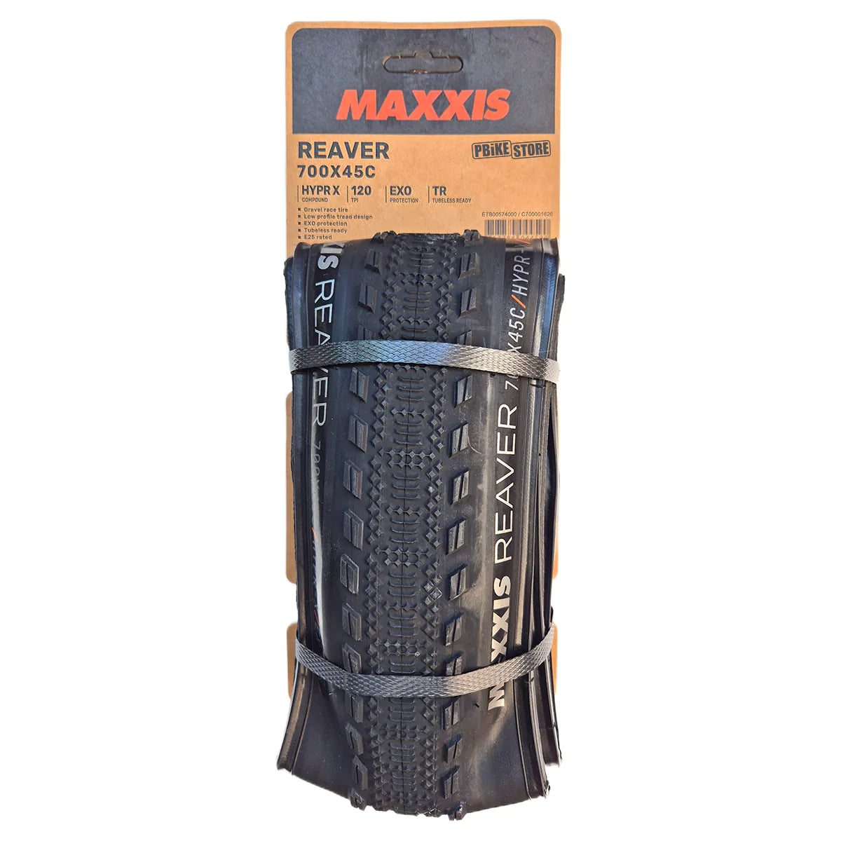 Maxxis Reaver 700x45C HYPR-X EXO TR 120 TPI