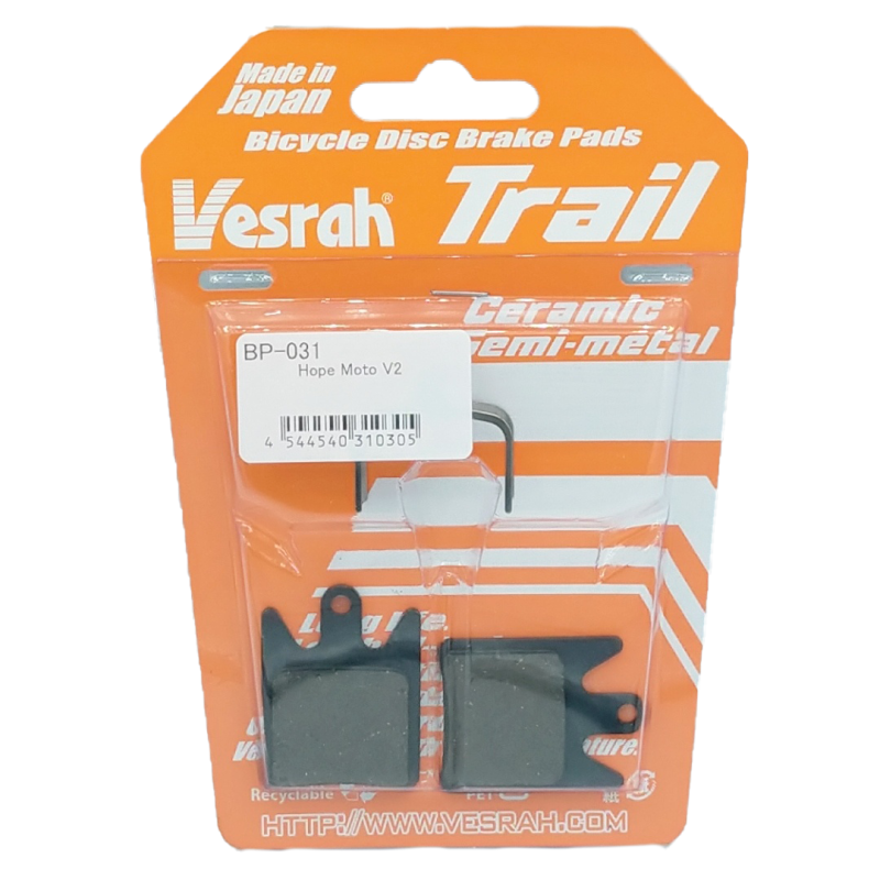 PASTIGLIE FRENO VESRAH BP-031 TRAIL