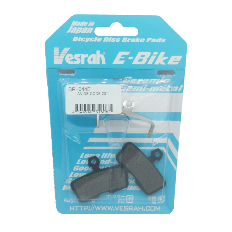 PASTIGLIE FRENO VESRAH BP-044 E-BIKE