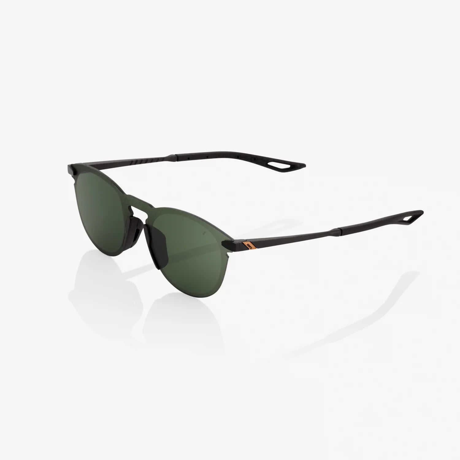 OCCHIALI 100% LEGERE ROUND GREY GREEN LENS