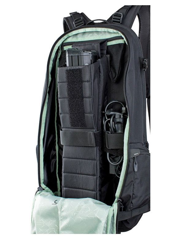 ZAINO EVOC   e-bike porta batteria Fr Trail E-Ride con Paraschiena M/L 20 litri nero