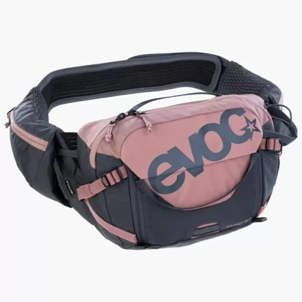 MARSUPIO  EVOC   Hip Pack Pro 3 + Sacca Idrica 1,5lt Dusty Pink