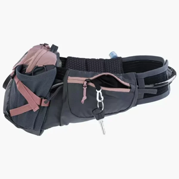 MARSUPIO  EVOC   Hip Pack Pro 3 + Sacca Idrica 1,5lt Dusty Pink - immagine 2