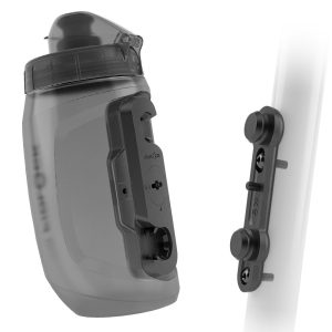 Fidlock Bottle Twist Set Borraccia 450ml + Bike Base Supporto - trasparente