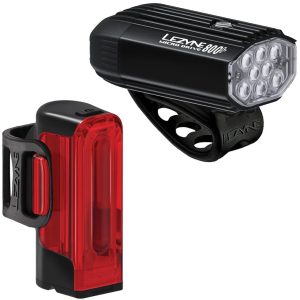 Lezyne Set Luci - Micro Drive 800+ / Strip Drive 300+ -black
