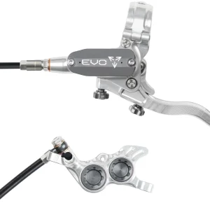 HOPE EVO GR4 Silver/Smoke Braided L/H